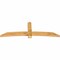 Ekena Millwork Bellingham Rough Sawn Timber Gable Bracket, Western Red Cedar, 96"W x 32"H x 4"D x 6"F, 8/12 Pitch GBW096X32X0406BEL00RWR - alternate 4